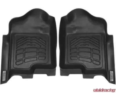 Westin Black Front Wade Sure Fit Floor Liners Ford Super Duty Reg/Super/Crew Cab 1999-2007 - 72-110021