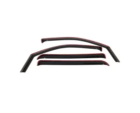 Westin Smoke 4pc Wade In-Channel Wind Deflector Chevrolet Equinox 2005-2009