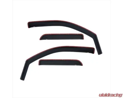 Westin Smoke 4pc Wade In-Channel Wind Deflector Chevrolet Silverado 1500 Dbl Cab 2014-2018 - 72-39417