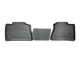 Westin Black Front Row Profile Floor Liners Chevrolet Silverado 1500/2500/3500 Dbl Cab 2014-2018