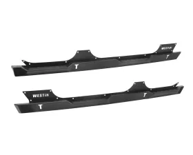 Westin Automotive Snyper Rock Slider Steps for Jeep Wrangler 2007-2018, Black Steel