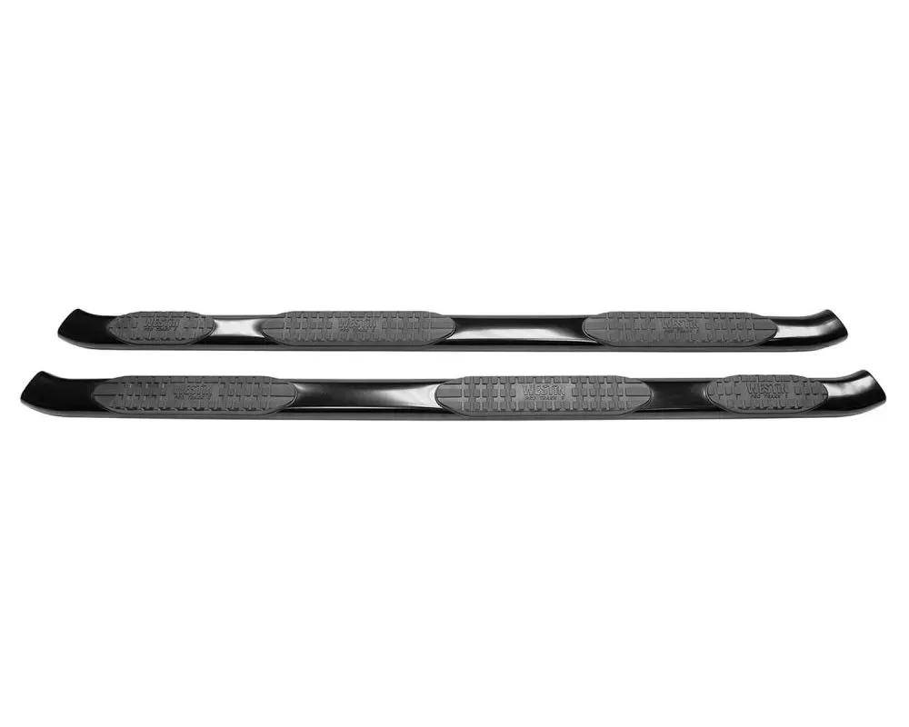 Westin Black PRO TRAXX 5 Oval W2W Nerf Step Bars Ram 1500 Quad Cab 6.5ft Bed 2009-2018 - 21-534315