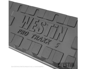 Westin Black PRO TRAXX 5 Oval Nerf Step Bars Chevrolet Silverado 2500/3500 Reg Cab Dsl 2015-2018