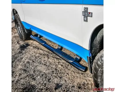 Westin Black PRO TRAXX 5 Oval Nerf Step Bars Chevrolet Silverado | GMC Sierra 1500 Crew Cab Non LD 2019 - 21-54135