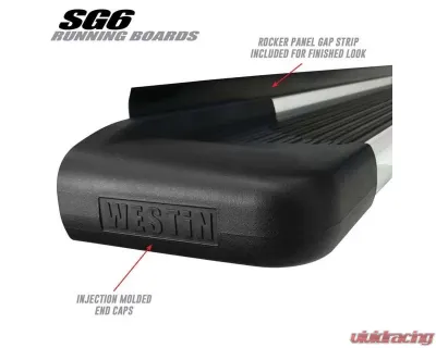 Westin Automotive Polished 85.5" SG6 Running Boards for Chevrolet, GMC, Ford, Ram - 27-64750
