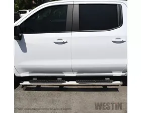Westin Automotive Stainless R5 Nerf Step Bars for 2019-2022 Chevrolet Silverado & GMC Sierra 1500 Crew Cab