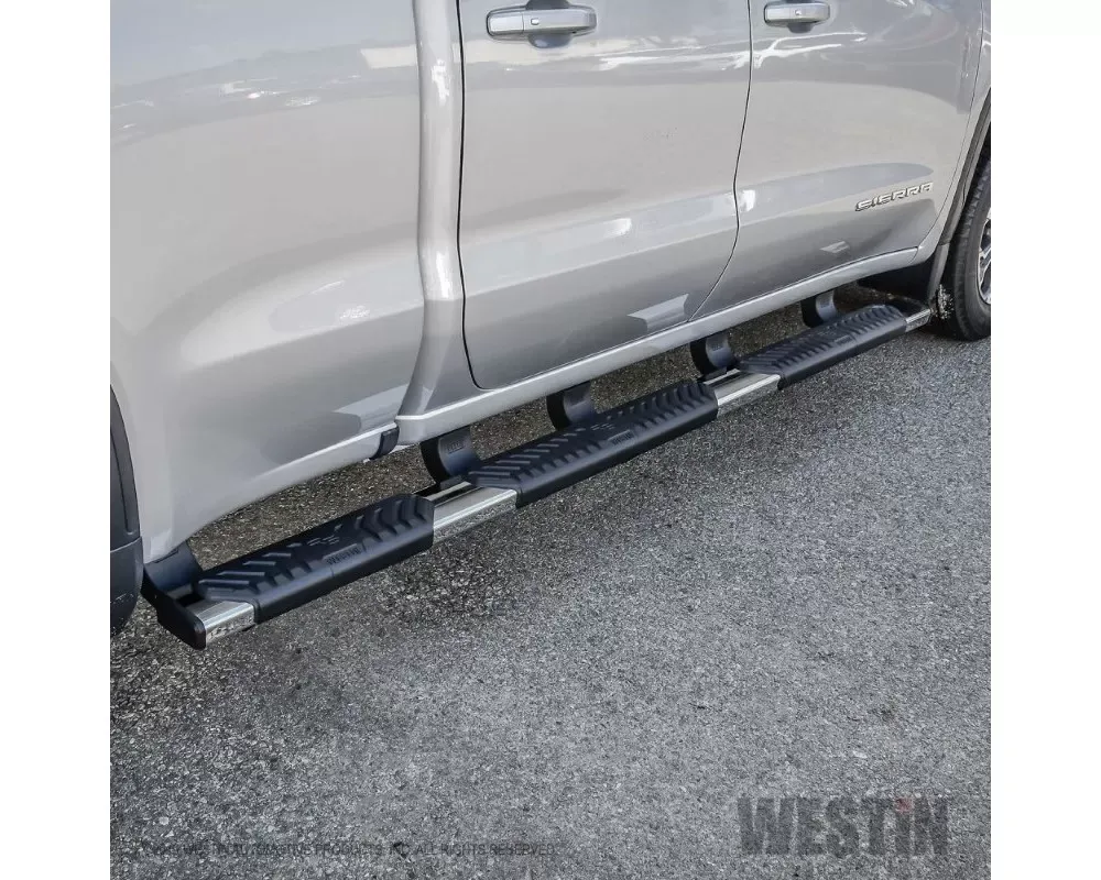 Westin Stainless R5 M-Series Wheel-to-Wheel Nerf Step Bars Chevrolet Silverado/Sierra 1500 Crew Cab 5.5ft 2019 - 28-534680