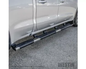 Westin Automotive Stainless R5 M-Series Wheel-to-Wheel Nerf Step Bars for 2019-2022 Chevrolet Silverado/Sierra 1500 Crew Cab 5.5ft