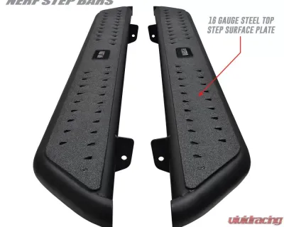 Westin Automotive Outlaw Nerf Step Bars for Ford F-150/F-250/F-350 SuperCab 2015-2020, Textured Black - 58-53935
