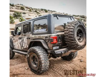 Westin WJ2 Rear Bumper w/ Sensors Jeep Wrangler JL 2018-2019 - 59-82045