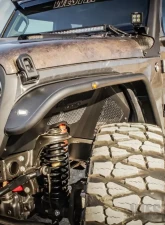 Westin Black Front Tube Fenders Jeep Wrangler JL | Gladiatior 2018+                                     - 62-1025 - Image 2