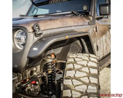 Westin Black Front Tube Fenders Jeep Wrangler JL | Gladiatior 2018+ - 62-1025