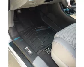 Westin Black Front Wade Sure Fit Floor Liners Toyota Tacoma Reg/Dbl/Access Cab w/ Dbl Hook 2012-2015
