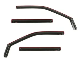 Westin Smoke 4pc Wade In-Channel Wind Deflector Ford Expedition 2018-2019
