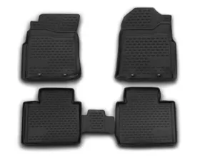 Westin Black Front & 2nd Row Profile Floor Liners Toyota Tacoma Dbl Cab 2012-2016
