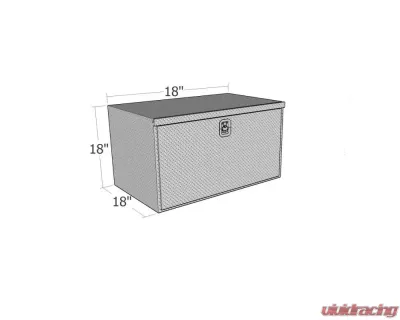 Westin Brute HD Under Body Tool Box - 18x18x18 - 80-HUB1818