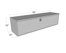 Westin Brute HD Under Body Tool Box - 48x18x18