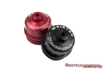 Weistec M113|M113K Red Billet Oil Filter Cap Mercedes-Benz - 01-113-02065-9