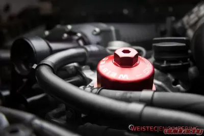 Weistec M113|M113K Red Billet Oil Filter Cap Mercedes-Benz - 01-113-02065-9