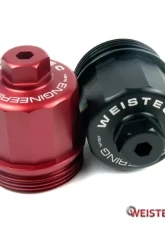 Weistec M157|M278 Red Billet Oil Filter Cap Mercedes-Benz                                     - 01-157-02062-4 - Image 2