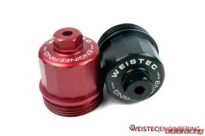 Weistec M157|M278 Red Billet Oil Filter Cap Mercedes-Benz - 01-157-02062-4