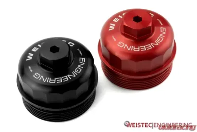 Weistec S55 Red Billet Oil Filter Cap BMW F80 M3 | F82/F83 M4 2014-2017 - 01-555-02060-4