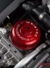 Weistec S55 Red Billet Oil Filter Cap BMW F80 M3 | F82/F83 M4 2014-2017                                     - 01-555-02060-4 - Image 4