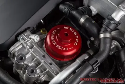 Weistec S55 Red Billet Oil Filter Cap BMW F80 M3 | F82/F83 M4 2014-2017 - 01-555-02060-4