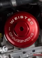 Weistec S55 Red Billet Oil Filter Cap BMW F80 M3 | F82/F83 M4 2014-2017                                     - 01-555-02060-4 - Image 6