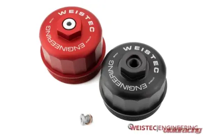 Weistec S63|S63TU Red Billet Oil Filter Cap BMW F1X M5|M6|M6 Gran Coupe|X5 M|X6 M 2011-2017 - 01-563-02059-1