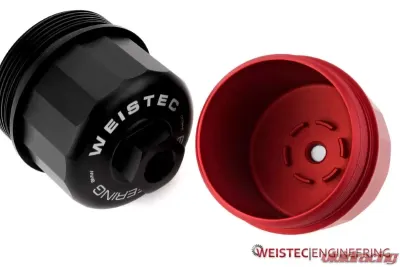 Weistec S63|S63TU Red Billet Oil Filter Cap BMW F1X M5|M6|M6 Gran Coupe|X5 M|X6 M 2011-2017 - 01-563-02059-1