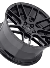 MRR GF7 Wheel 18x8 Gloss Black                                     - GF0718805xx15BK - Image 2