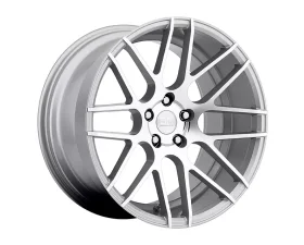 MRR GF7 Wheel 18x9 5x108 40mm Silver Machine Face