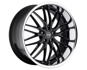 MRR GT1 Wheel 22x10.5 Black Machine Lip