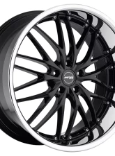 MRR GT1 Wheel 22x10.5 Black Machine Lip                                     - GT0122A55xx24BK - Image 2