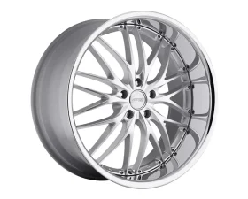 MRR GT1 Wheel 22x10.5 Hyper Silver Machine Lip