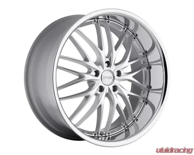 MRR GT1 Wheel 22x10.5 Hyper Silver Machine Lip - GT0122A55xx24HS