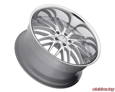 MRR GT1 Wheel 22x10.5 Hyper Silver Machine Lip - GT0122A55xx24HS