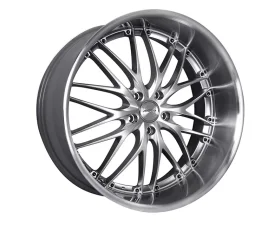 MRR GT1 Wheel 18x8.5 Hyper Silver Machine Lip