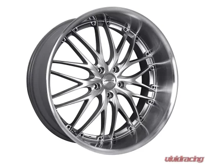 MRR GT1 Wheel 18x9.5 Hyper Silver Machine Lip - GT0118955xx24HS