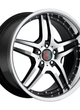 MRR RW2 Wheel 18x9 5x114.3 25mm Black Chrome Lip                                     - RW0218905xx25BK-51425 - Image 2