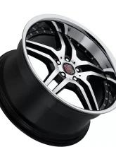 MRR RW2 Wheel 18x9 5x108 40mm Black Chrome Lip                                     - RW0218905xx25BK-50840 - Image 2