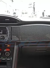 Rexpeed Carbon Fiber Radio|Dash Trim RHD Toyota|Subaru(FRS|BRZ)                                     - FR17R - Image 2