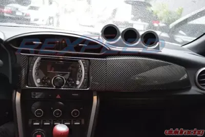 Rexpeed Carbon Fiber Radio|Dash Trim LHD Toyota|Subaru(FRS|BRZ) - FR33