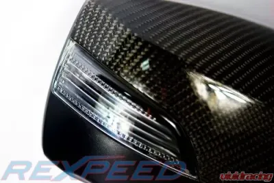 Rexpeed Dry Carbon Fiber Mirror Covers Subaru WRX|STI(VAB) - G11F