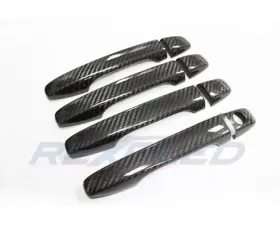 Rexpeed Dry Carbon Fiber Door Handle Cover Subaru STI(VAB)