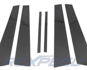 Rexpeed Carbon Fiber Pillar Trim Subaru STI(VAB)