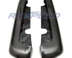 Rexpeed C-Style Carbon Fiber Rear Bumper Extensions Subaru STI(VAB)