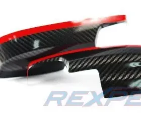 Rexpeed Dry Carbon w/ Red Line Mirror Covers Subaru STI|WRX(VAB)