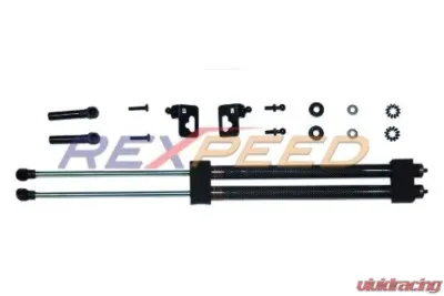 Rexpeed Carbon Fiber Hood Dampers Honda S2000 - HD01